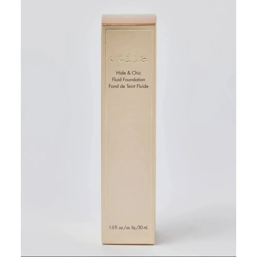 STILA - NWTIB - Hide & Chic Fluid Foundation in Tan/Deep 4.